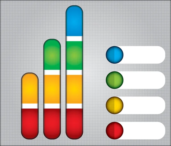 Graph of development — Stock Vector