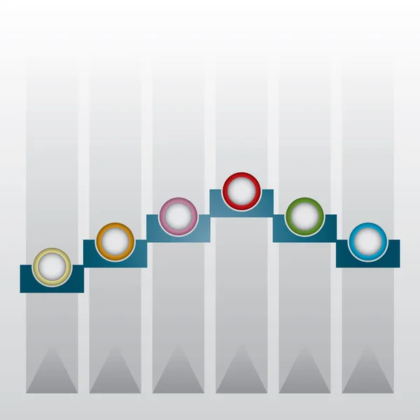 Gráfico de desenvolvimento —  Vetores de Stock