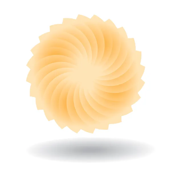 Icono de sol abstracto — Vector de stock