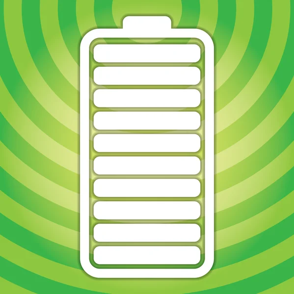 Batterie écologique — Image vectorielle