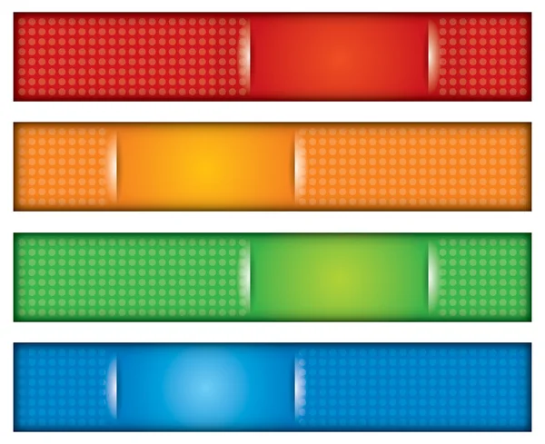 Ensemble d'en-tête ou de bannière — Image vectorielle