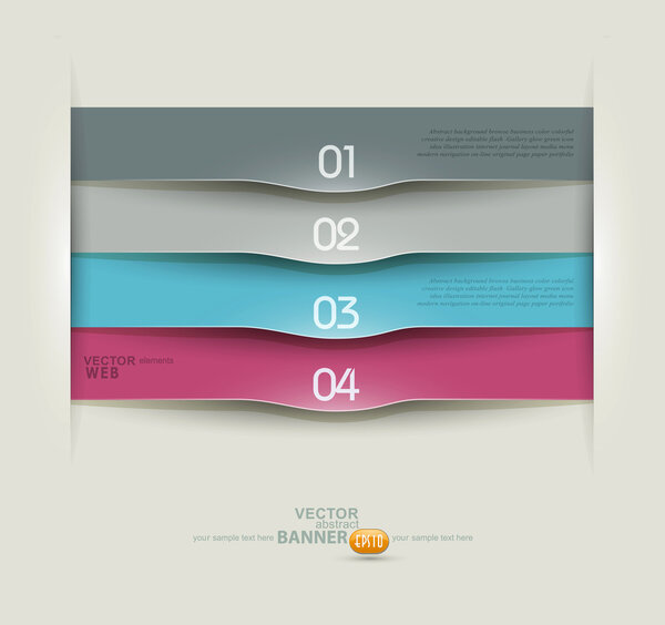 Vector design elements for business