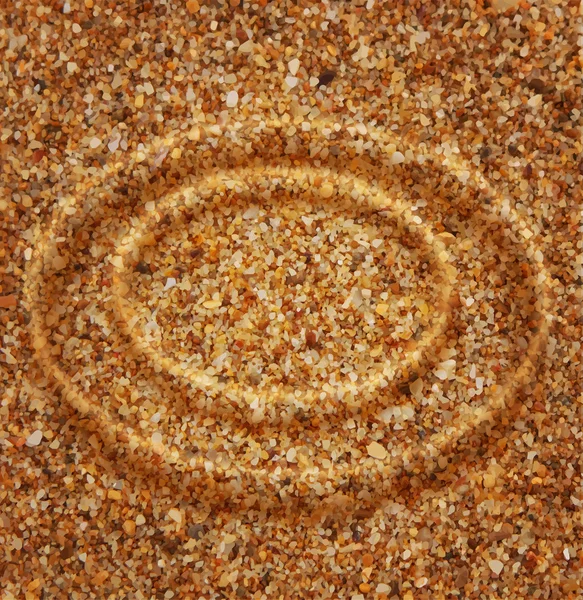 Texture vectorielle (cercles de sable ) — Image vectorielle