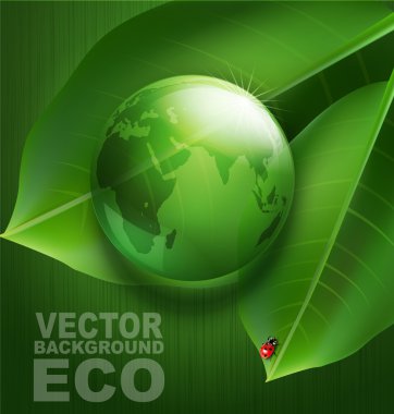 çevre sorunları üzerinde yeşil arka plan