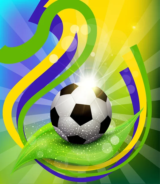 2014 soccer brasil — Stock Vector