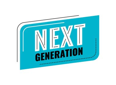 Yeni nesil. Mavi hareketli dünya bayrağı Sıradaki.