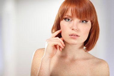 kadın güzel genç makyaj