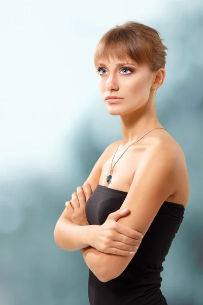 Woman beautiful young — Stock Photo, Image