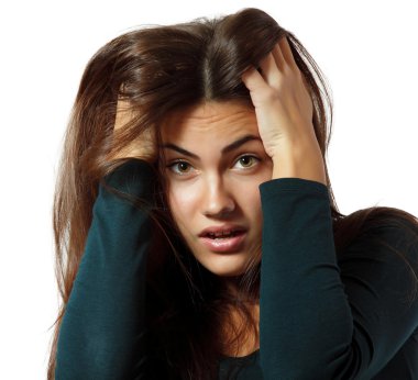 depresyon genç kız yalnız ağladım