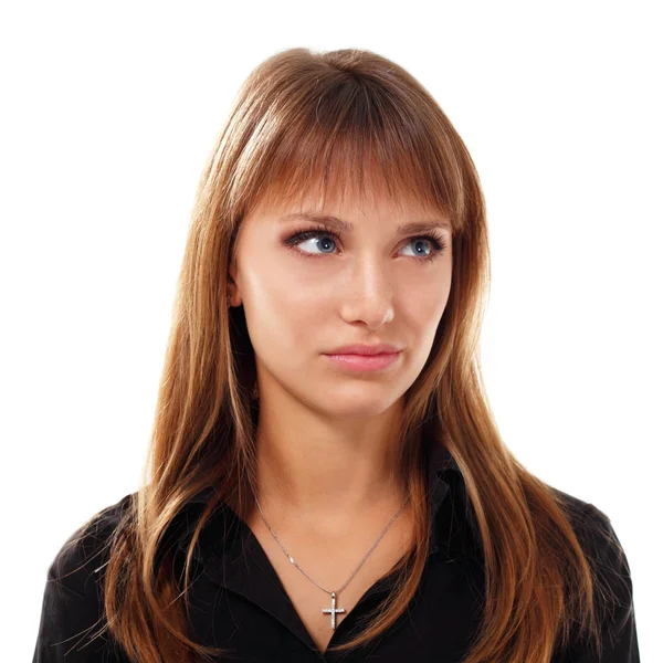 Depression teen girl cried lonely — Stock Photo, Image