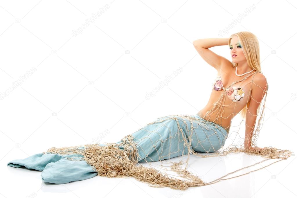 mermaid beautiful magic mythology young woman
