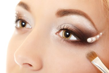 gözler makyaj portre