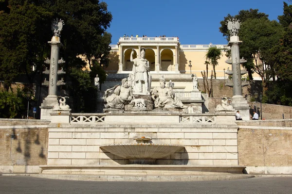 Brunnen römische Göttin — Stockfoto