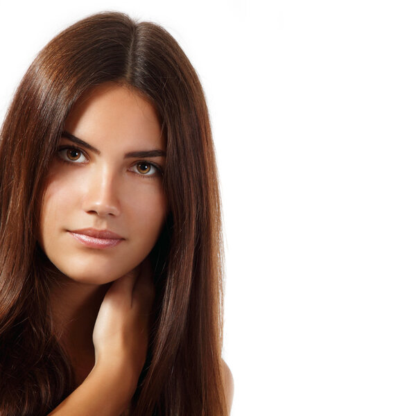 Young woman with brown hair