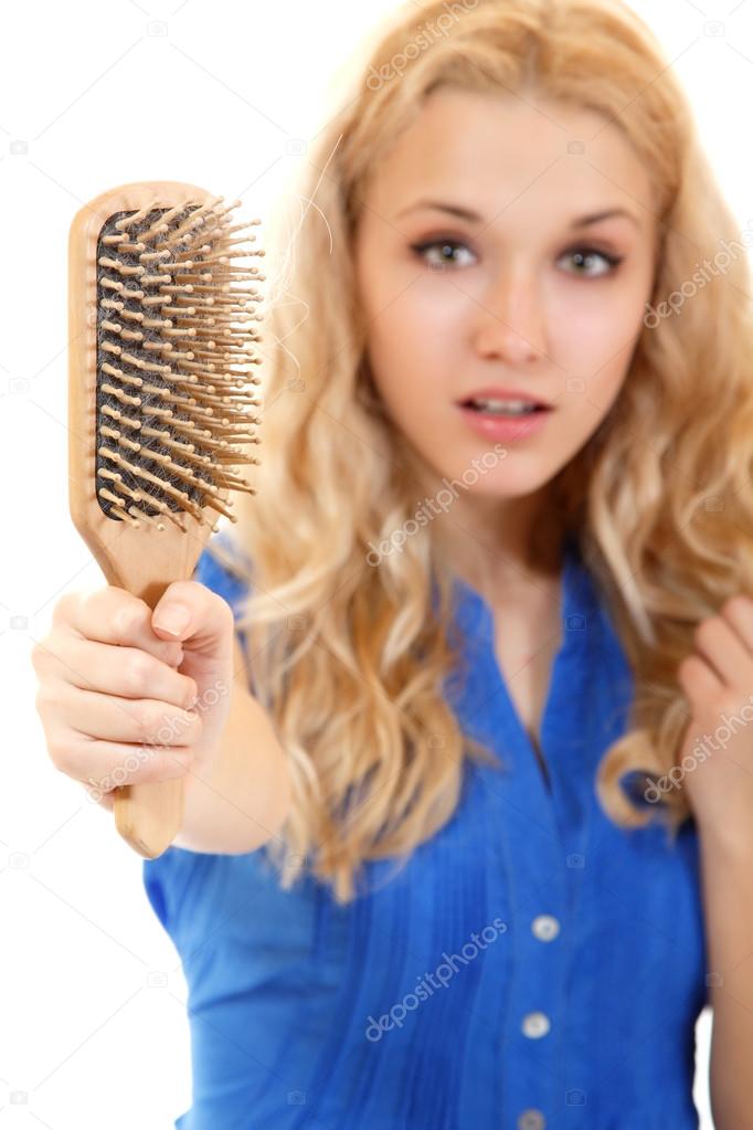 Women with hair broblem