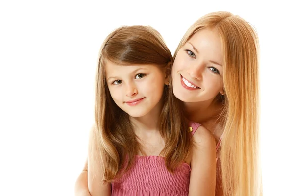 Portrait of two sisters — Stock Photo, Image