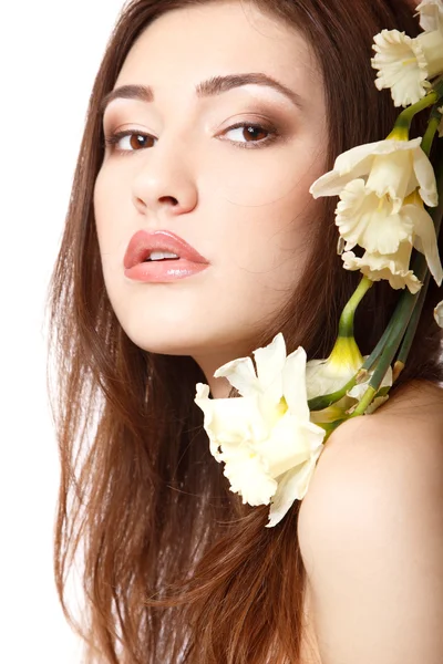 Beautiful teen girl smiling — Stock Photo, Image