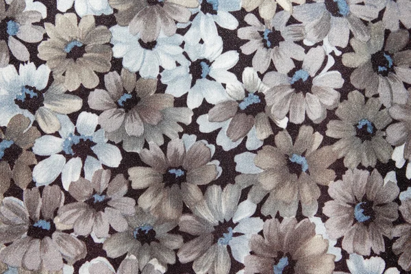 Vintage soyut çiçekler tekstil kumaş — Stok fotoğraf