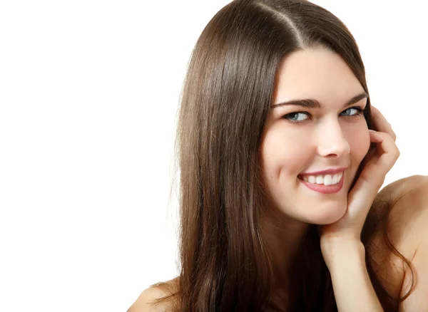 Portrait of smiling girl — Stock Photo, Image