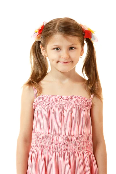 Schattig lachend klein meisje — Stockfoto