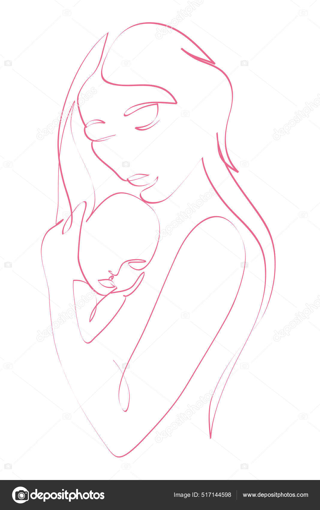 Pencil Sketch Of A New Born Baby - Desi Painters