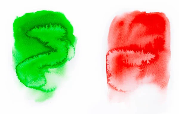 Ιταλική Δημοκρατία Ζωγραφική Ημέρα Ακουαρέλα Χειροποίητη Απεικόνιση Χρώματα Της Ιταλικής — Φωτογραφία Αρχείου