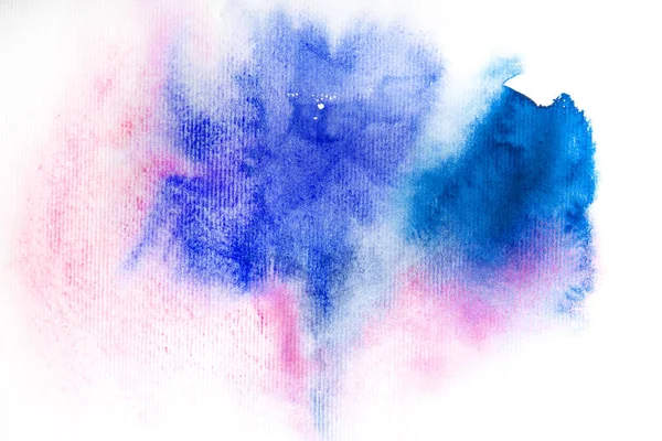 抽象ピンク青紫色の水彩背景 デザイン要素 — ストック写真