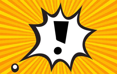 Tipik Amerikan çizgi roman sayfası konuşma balonu ve renk yarım tonlarıyla, vektör illüstrasyonu 