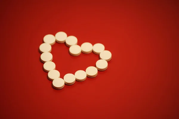 Heart pills — Stock Photo, Image