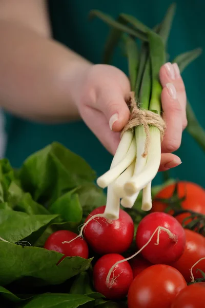 Cebolla verde — Foto de Stock