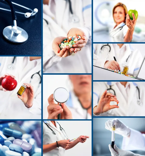 Medicinsk collage — Stockfoto