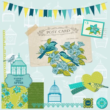 kuşlar ve birdcages koleksiyonu