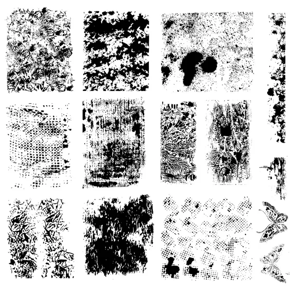그런 지-대 한 디자인 또는 스크랩북-텍스처 벡터 세트 — 스톡 벡터