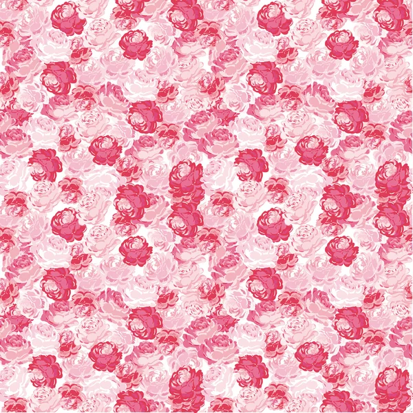 Nahtlose florale Rosen Hintergrund - Textur, Design, Tapete — Stockvektor