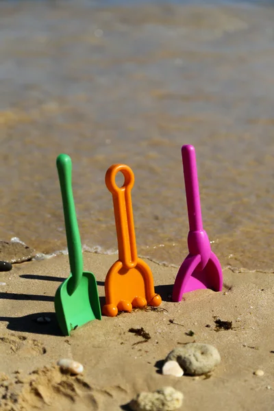 Beach Shovels - 01 — Stock Photo, Image