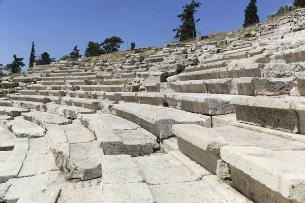 Dionysos Tiyatrosu Akropolis Atina Yunanistan — Stok fotoğraf
