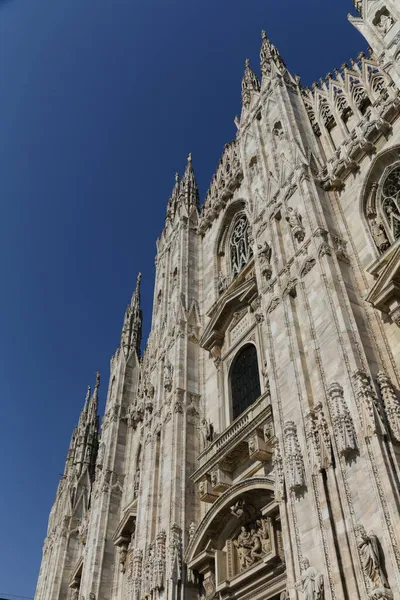 Milánská Katedrála Nebo Duomo Milano Gotický Kostel Miláně — Stock fotografie