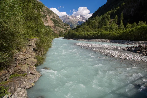 Rio Veneon Região Oisans França — Fotografia de Stock