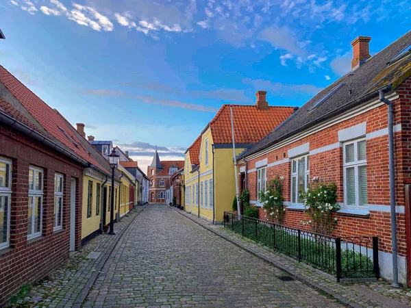 Ribe Oudste Stad Denemarken Scandinavië Rechtenvrije Stockafbeeldingen