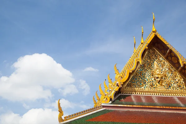 Telhado templo tailandês . — Fotografia de Stock