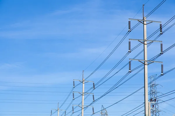 Electricity post — Stock Photo, Image