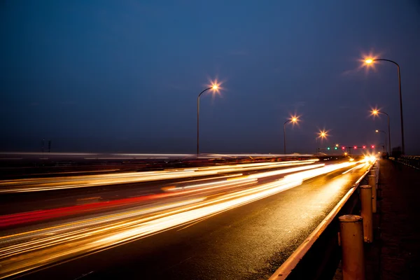 Straßen in der Nacht. — Stockfoto