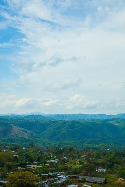 Village in the mountains. — Stock Photo, Image