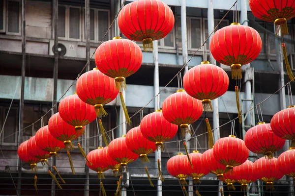 Linternas rojas chinas . — Foto de Stock