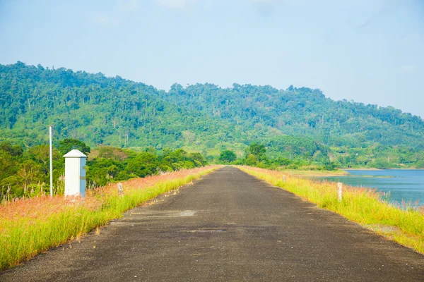 Lakeside road. — Stockfoto