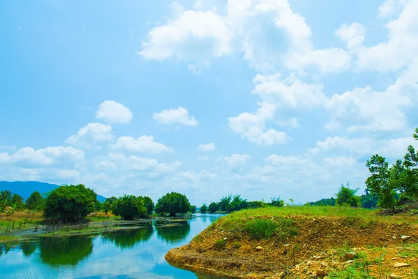 Río y sus orillas . —  Fotos de Stock