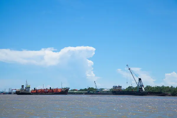 Large cargo ship. — Stock Photo, Image