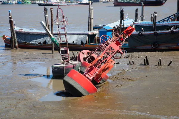 Wasserstandsmessboje. — Stockfoto