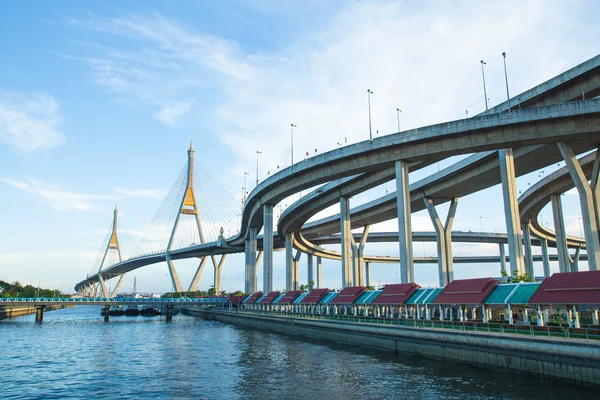 Bhumibol Bridge. — Stock Photo, Image