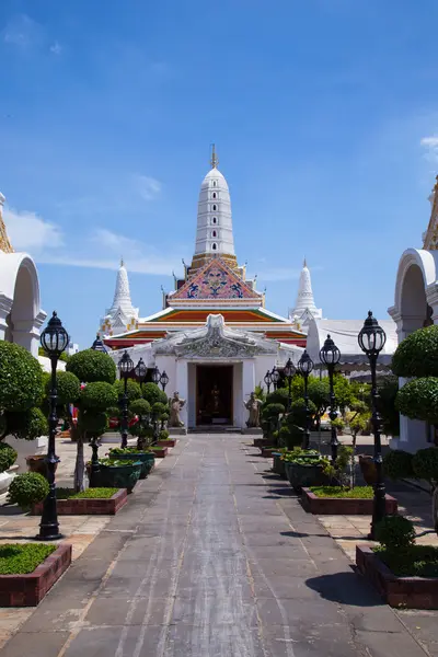 白い寺院タイ. — ストック写真
